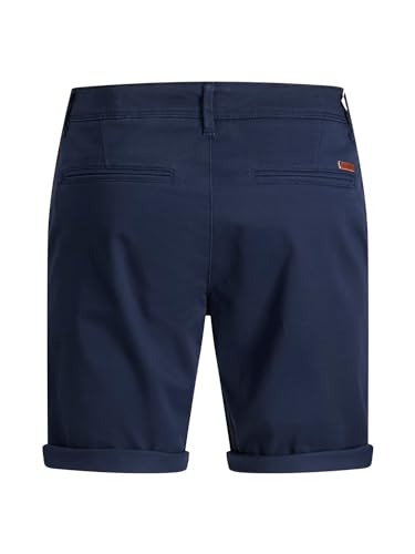 JACK & JONES Herren Chino Shorts Regular Fit 12165604,Navy Blazer,XL – Ansicht 4