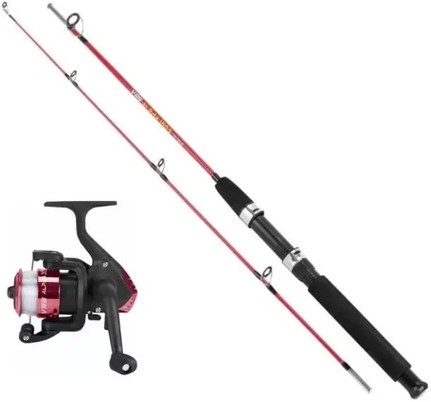 Professional Fishing Reel Portable Fishing Wheel Fishing pro Red Fishing Rod (150 cm, 0.15 kg, Red)-picture-35