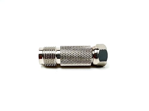 Adaptador RF Coaxial TNC Hembra a F Macho 1 unidad miniatura 5