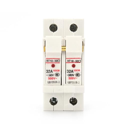 Porte-fusible RT18-32X en cuivre 2P protège vos circuits AC380V