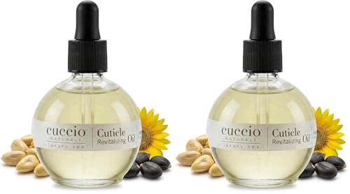 Image of Cuccio Naturale Fragrance Free Revitalizing Cuticle Oil, Lightweight Fast-Absorbing Hydrating Nail & Cuticle Conditioner, Cold-Pressed Oils + Vitamin E, 2.30 Fl Oz (Pack of 2)