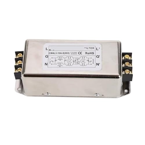 Filtre d'alimentation monophasé haute performance CW4L3-10A-S 220v à trois pôles