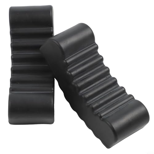 Zilimontt Soporte de elevación ranurado para coche, adaptador de almohadilla de goma para protección de pellizcos de riel de marco, estabilidad mejorada y juego de herramientas de reparación de