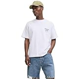 Jack&Jones Originals, camiseta de manga corta para adulto, holgada, cuello redondo