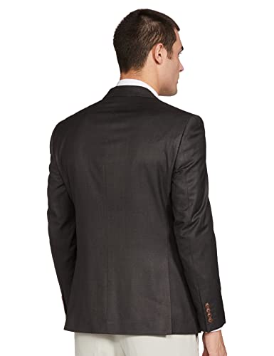 Image of Van Heusen Men's Synthetic Blazer (VHBZFSLB787963 Brown 48)