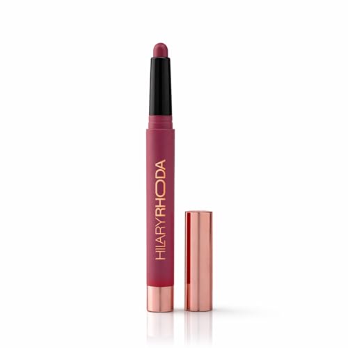 Image of Hilary Rhoda Maxx Stay Non Transfer Lipstick | Matte Finish & Transfer-Proof | 16-Hour Stay | Creamy Finish & Smudge Proof | Crayon Lipstick - 1.5g (Merlot - Shade 15)