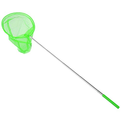 Rede de aterragem, Andoer Rede telescópica de 5 borboletas para crianças Redes de pouso de pesca Red