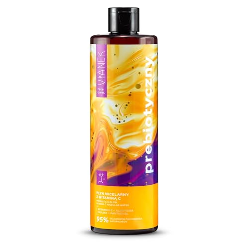 VIANEK Mizellenwasser mit Vitamin C 400 ml - Aufhellendes Make-up-Entferner ​ für alle Hauttypen - Gegen Pigmentflecken - Sanfte Reinigung und vegane Formel