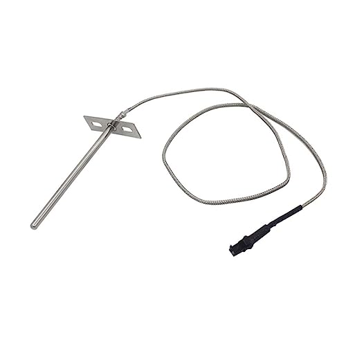Unomor 1pc Oven Temperature Probe Sensor High-Temperature Cooking Thermometer for BBQ and Roasting Easy to Install Oven Accessory Silver Color