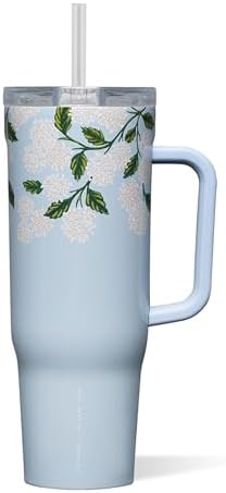 Corkcicle x Rifle Paper Co. Cruiser Insulated Tumbler with Handle...