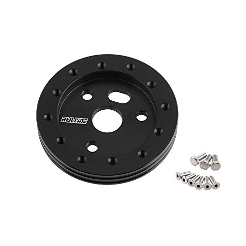 RULLINE 0.5' Steering Wheel Hub Adapter Conversion Spacer 6 Hole to 3 Hole Steering Wheel Adapter...