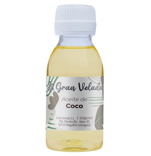 Aceite de Coco Virgen Orgánico | 100ml Puro para Cosmética | Hidratante y Nutritivo para Piel y Cabello | Ideal para Jabones y Cremas Caseras