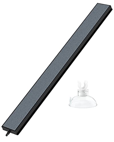 Pawfly Bulleur Aquarium Pierre à Air 30cm pour Aquarium Outil De Dégagement pour Diffuseur De Bulles d'air avec Ventouse Accessoire pour Pompes à Air,...