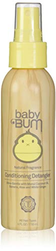 Baby Bum Baby Bum Conditioning Detangler Spray - Leave-in Conditioner Ã¢â¬â Natural Fragrance - Gentle & Safe With Soothing Coconut Oil - 4 Fl Ounce, 4 Fluid Ounce (Pack Of 6)