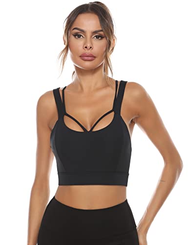 Orbescl Soutien Gorge de Sport Femmes Bustier Confortable Yoga Bra Classique Push up Bralette sous-vêtements Haute Élastique Beautiful Back Corset Underwear Brassière Cover