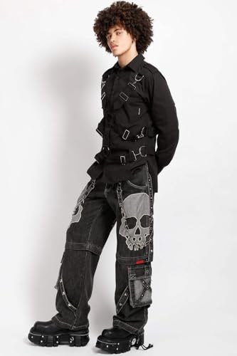 Maximum Skull Pants [BLK DENIM]3