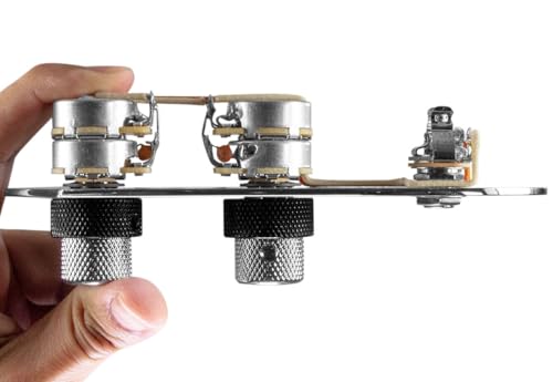 MINHTOANBV 920D JB-CON-CH/BK Wg Harness Concentric Control Plate for J-Style Bass