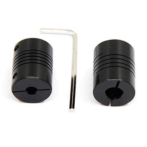 Raccord flexible 6,35 à 8 mm pour corriger l'alignement moteur et supprimer les vibrations CNC