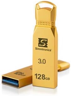 Simmtronics 128GB USB 3.0 Flash Drive Metal Body with 5 Year Warranty