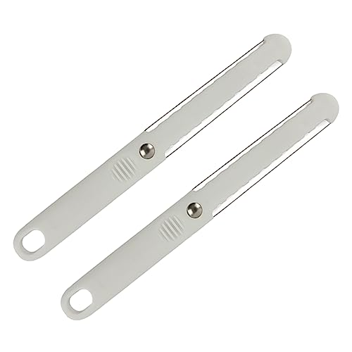 FUNOMOCYA 2Pcs Plastic Cheese Cutter and Butter Slicer Non Slip Handles Convenient Kitchen Gadget for Easy Cheese and Butter Cutting Resistant Design Space Saving Storage