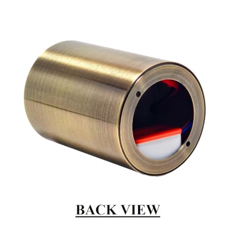 Image of Mufasa 6 Watts Gold Finish LED Round Surface Light Cylindrical Shape Indoor Ceiling Mounted Spot Light Down Light Aluminum Body (Warm White)