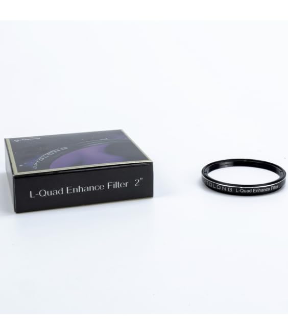 Filtro Optolong L-QUAD 2". Filtro di soppressione dell'inquinamento luminoso quad-bandpass per fotocamere a colori.