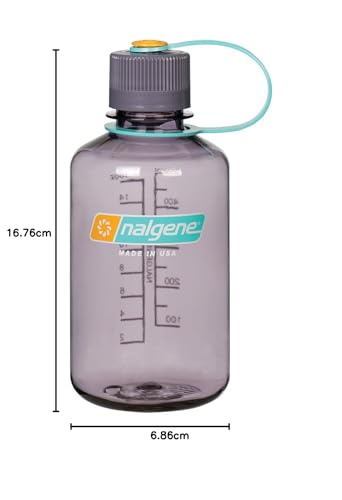 Image of Nalgene Tritan 16-Ounce Narrow Mouth BPA-Free Water Bottle, Aubergine