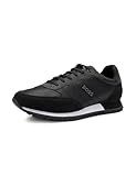 BOSS Parkour Runn Sneaker, Zapatillas Hombre, Negro (Onyx), 42 EU