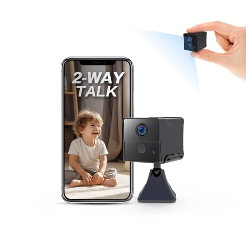 Cámara Espía, Nueva 2024 150 días de Espera ultra Larga 4K HD/Conversación Bidireccional/IA...