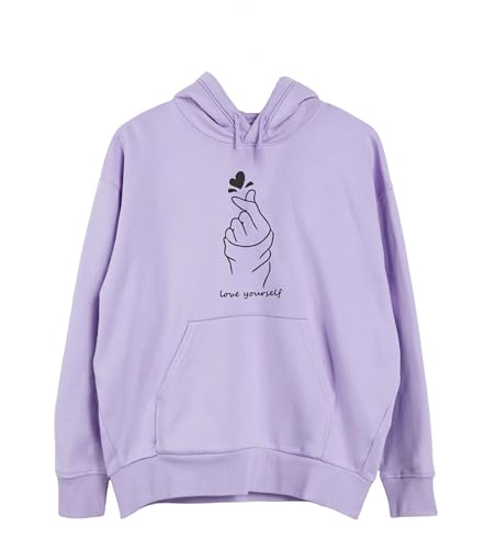 Image of BE SAVAGE Women's Solid Full Sleeves Cotton Hoodie
