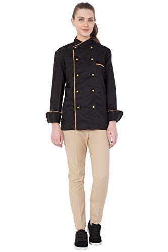 Dress.Com Chef Coat (Large) Black