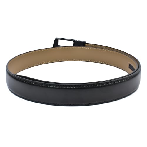 Image of WildHorn Men's Genuine Leather Belt for Men| Premium Auto-Lock Buckle | Adjustable up to 48 inch | Formal & Casual Wear | Micro-Adjust Fit | Stylish Gift Box Included