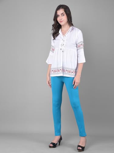 Image of Comfort Lady Women Cotton Blend Regular Fit for Casual,Formal and Daily Use Kurti Pants with Front Pocket