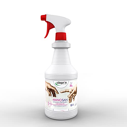 Lavamani spray igienizzante 2 in 1 adatto per userfici contiene alcool