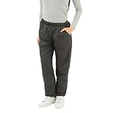 [onion cross] シャカパン 裏ボア 防寒 パンツ ナイロンパンツ 裏起毛 撥水 ストレート 冬 防風 暖 レディース L ブラック