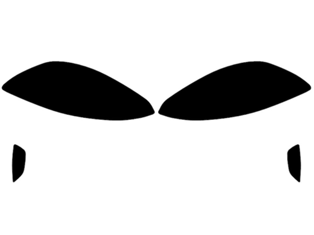 Rvinyl Headlight Tint Covers Compatible with Ford Escape 2020-2022 - Installation Kit