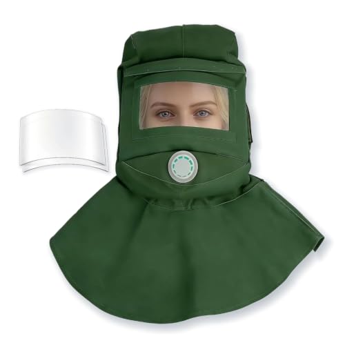 WZKO Blasting Hood Cap for Painting Dusting Grinding