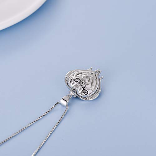 AOBOCO Nurse Gifts for Women, 925 Sterling Silver Nurse Necklace with Caduceus Angel Wing Heart Charm, Nurse Jewelry Gift for Doctor Nurse Medical Student - Image 5