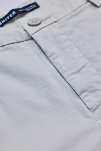 Image of SNITCH Slim Fit Light Grey Trousers