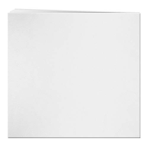 Álbum de fotos Pioneer Photo Albums MB-10 WT de tapa de cuero sintético, 12 x 12 pulgadas, blanco brillante miniatura 2
