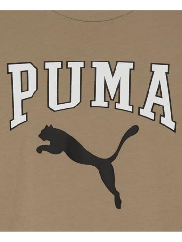 Image of Puma Boys' Short Sleeve Cotton Graphic T-Shirt, Crewneck