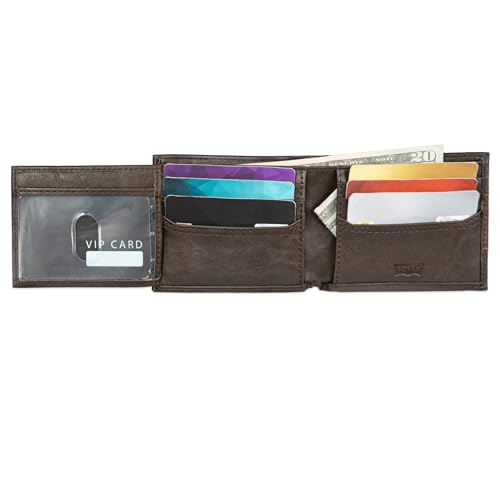 Levis Mens Rfid Security Blocking Traveler Wallet, 14 cm