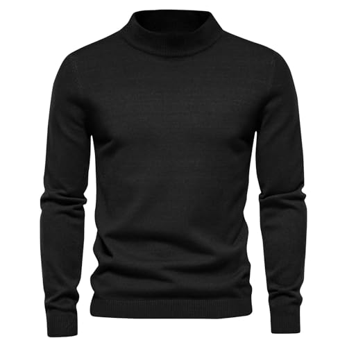 Men's Crewneck Sweaters Casual Dress Pullover Sweater Slim Fit Lightweight Long Sleeve Winter Warmer Classic Sweater