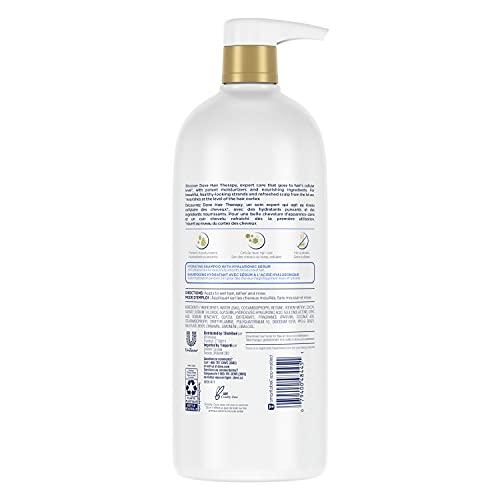 Dove Shampoo Hydration Spa For Dry Hair Hair Shampoo With Hyaluronic Serum 33.8 Oz thumb #1
