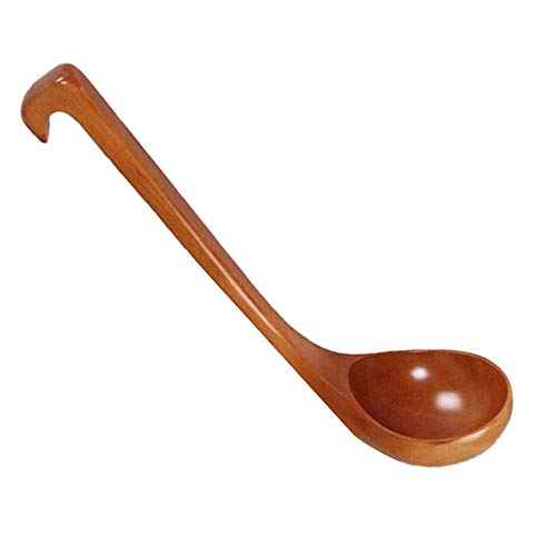 Gaosu Wooden Soup Spoon, Cooking Spoons, Kitchen Tool, Tableware Catering Spoon, Porridge Spoon, Hot Pot Spoon Long Handled