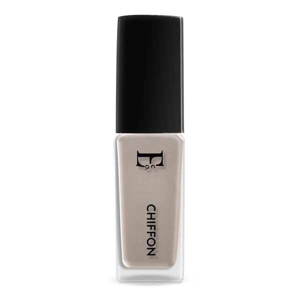 Co. Chiffon Vegan Nude Nail Polish, 16-Free Formula, Long Lasting, Non-Yellowing, High Gloss Finish, Quick Drying, Cruelty Free - 10 ML