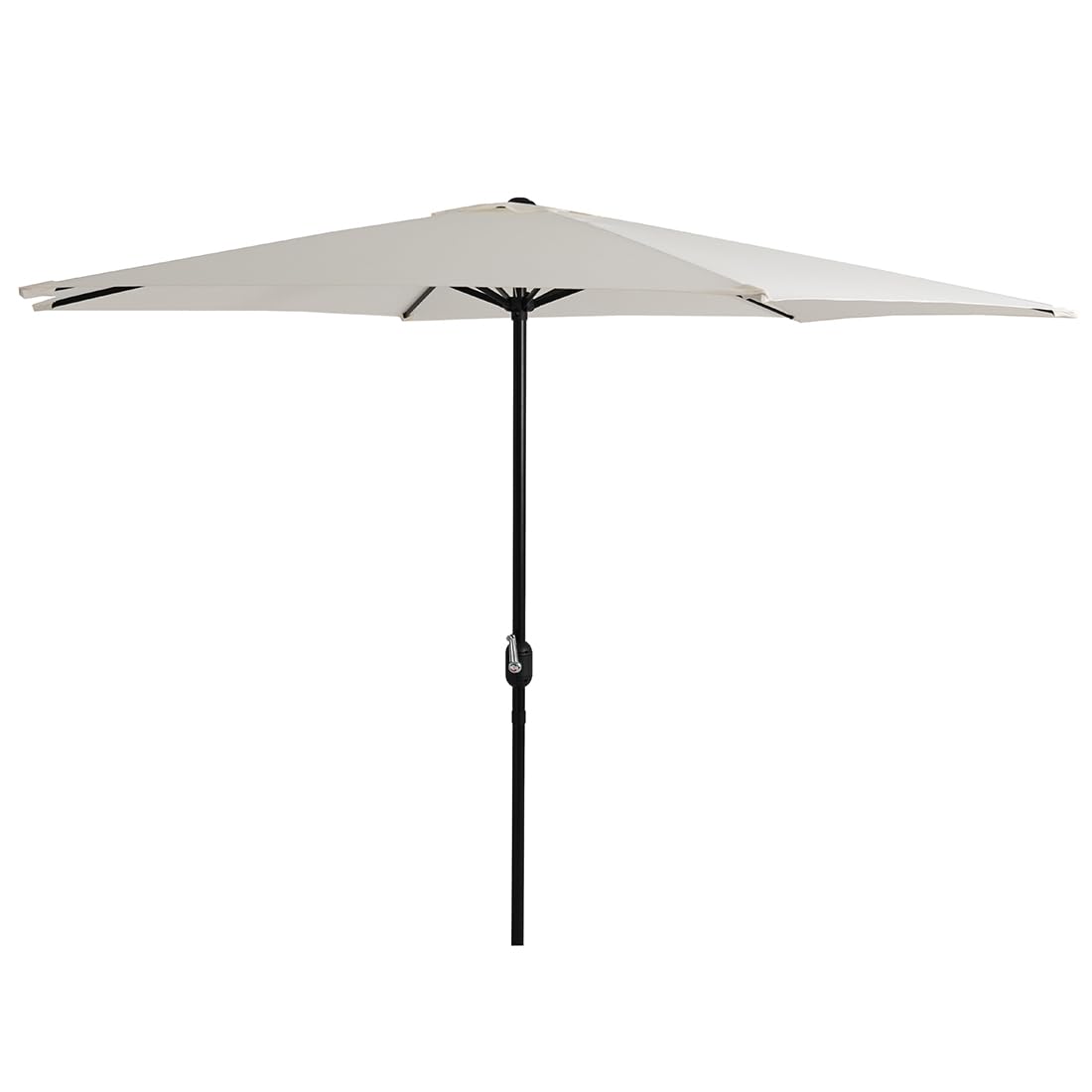 Acomoda Textil – Sombrilla de Jardín con Forro Anti UV50+. Parasol de Aluminio con Manivela, Toldo Octogonal 3 M Ø para Terrazas y Patios 245 x 300cm.