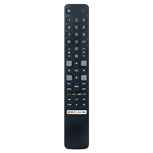 AULCMEET Telecomando RC802NU YUI1 adatto per TV TCL 4K 32ES570F