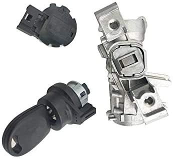 Compatible with New Steering Lock & Ignition Starter Switch with Key for VW J-TTA Golf Rabbit A3 TT R8 1K0 905 851 B 1K0 905 841