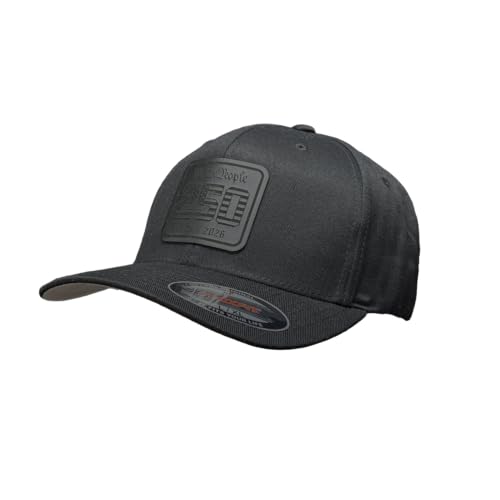 USA 250th Anniversary Hat We the People 1776-2026 Black on Black Patch Flexible Fit 6277 X-Large XX-Large